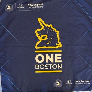 Blue Boston Marathon Unicorn Scarf/bandana
